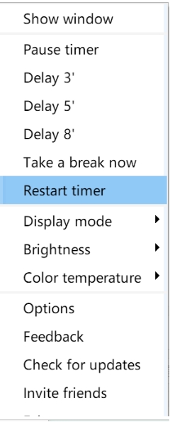 Tray Restart