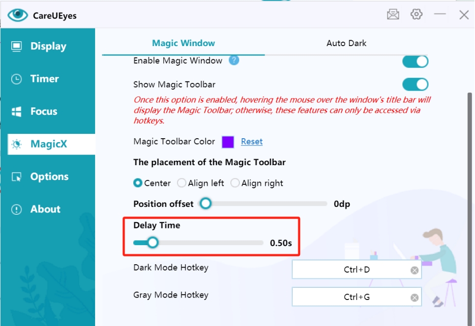 Delay Settings