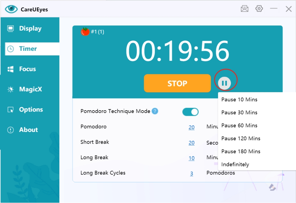 Pause Duration List