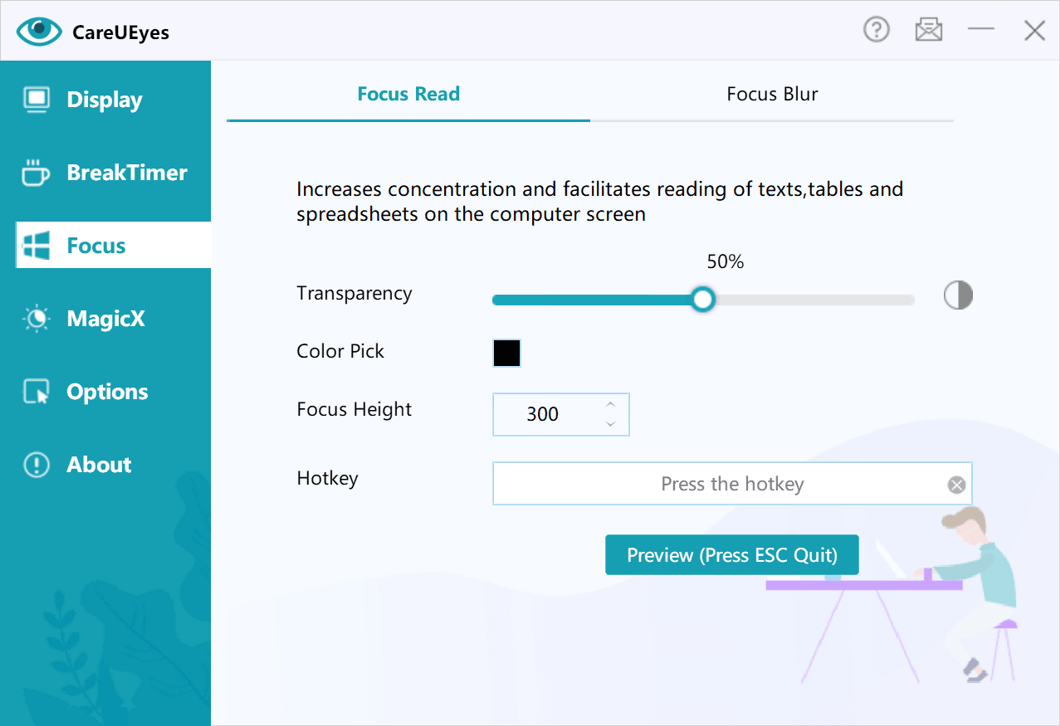 CareUEyes Timer