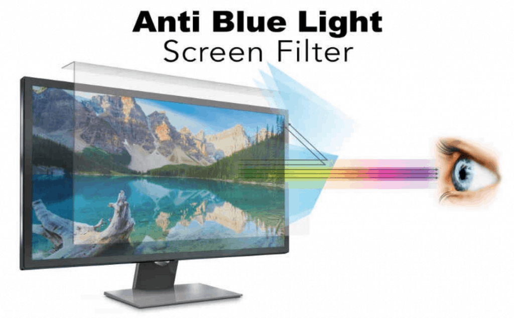 computer screen guard to protect eyes