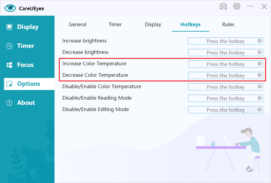 screen dimmer for night