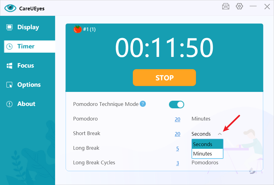 What is Pomodoro Technique? - CareUEyes - Best eye protection software